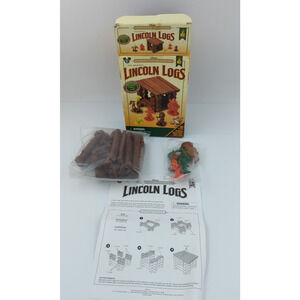 Disney Frontierland Lean-To Lincoln Logs 42 Piece Complete